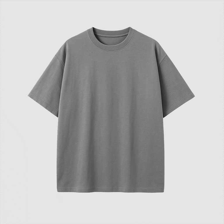 Grey Blank T-Shirt