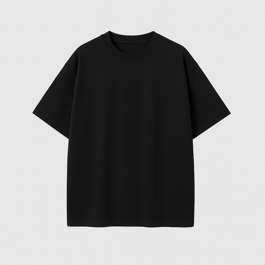 Black Blank T-Shirt